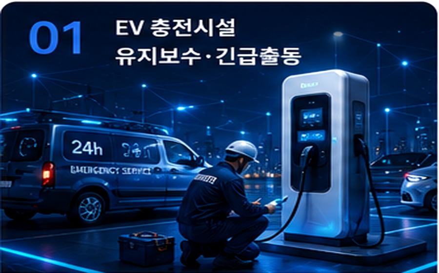 EV 충전시설 유지보수 AI 이미지